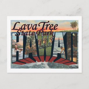 Lava Träd State Park, Hawaii Vykort