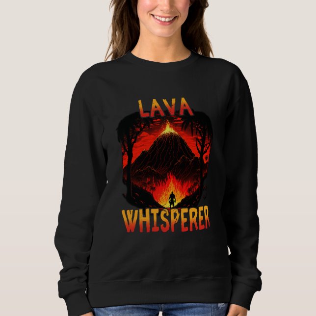 Lava Whisperer for Volcanologist Volcano Geology   T Shirt (Framsida)
