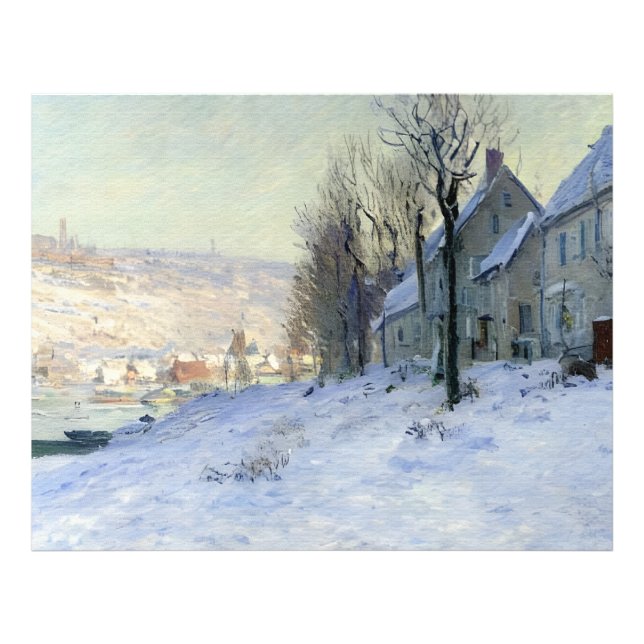 Lavacourt Sol och Snö Fototryck (Framsidan)