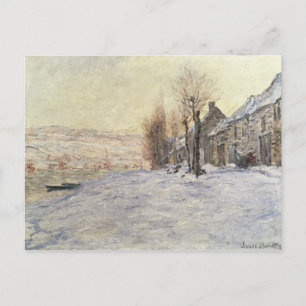 Lavacourt under Snö, 1878-81 Vykort