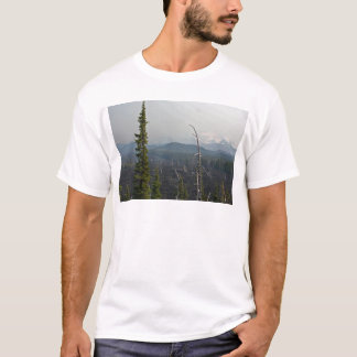 Lavafält och panorama- på McKenzie passerar Oregon Tee Shirt