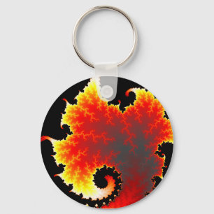Lavahav - Fractal Keychain Nyckelring