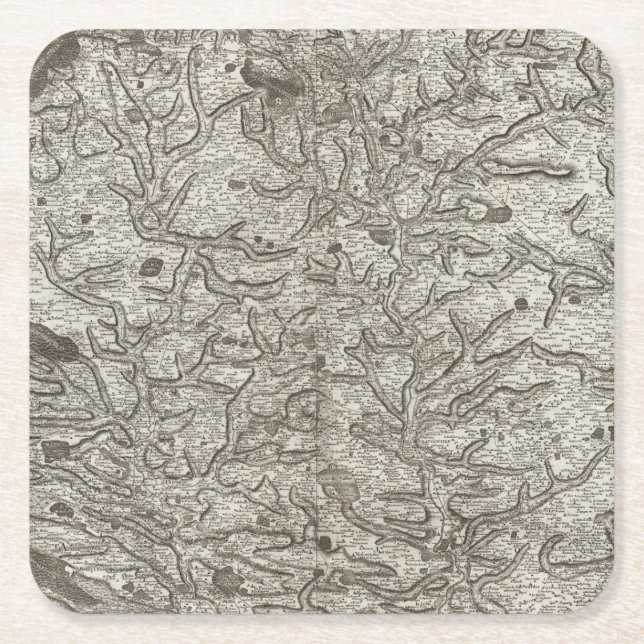 Laval Underlägg Papper Kvadrat (Framsidan)