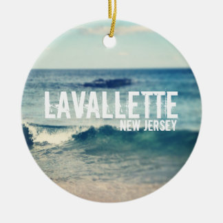 Lavallette- 2013 - Återställning på kusten Julgransprydnad Keramik