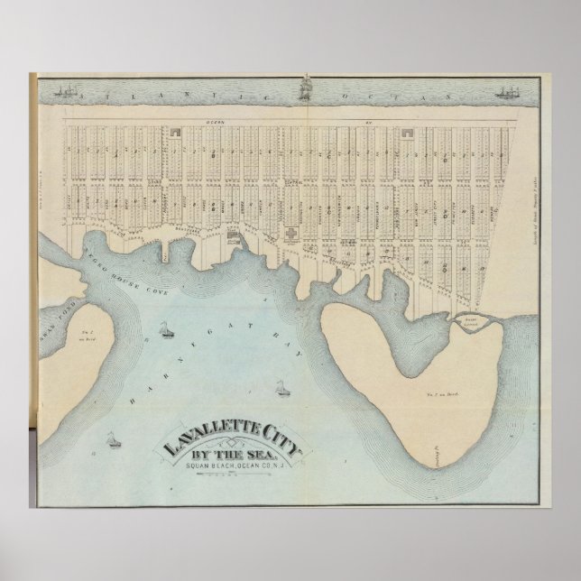 Lavallette City by Sea, Squan Beach, NJ Poster (Framsidan)