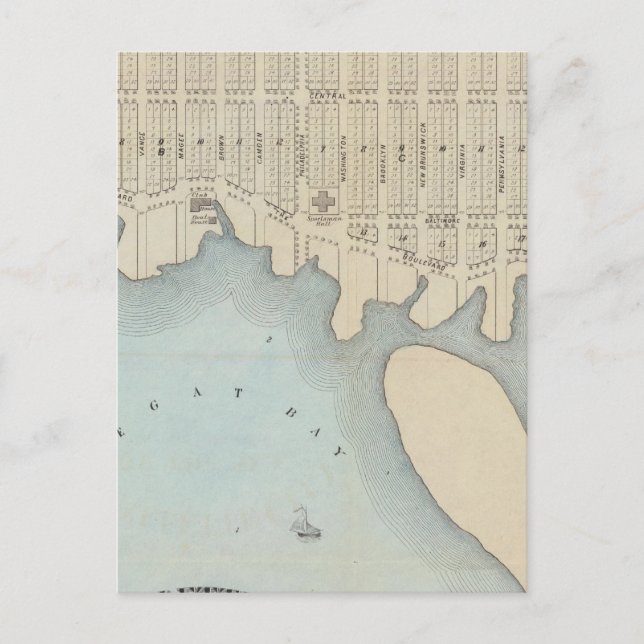 Lavallette City by Sea, Squan Beach, NJ Vykort (Framsida)