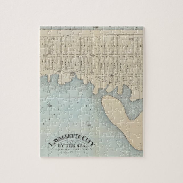 Lavallette City by the Sea, Squan Beach, NJ Pussel (Vertikal)