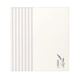 Lavande est. Nature Anteckningsblock