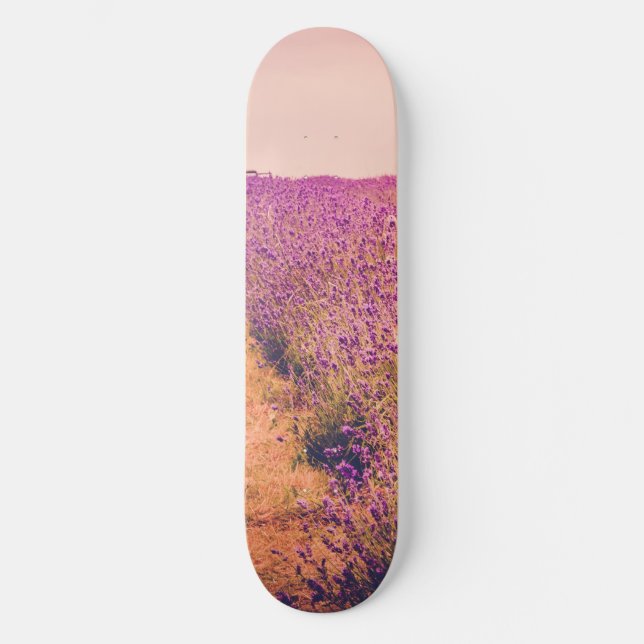 Lavander Mini Skateboard Bräda 18,5 Cm (Framsida)