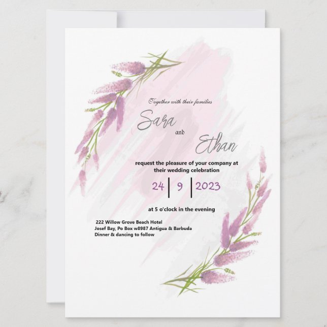 Lavander, vattendrosblomma (Framsida)