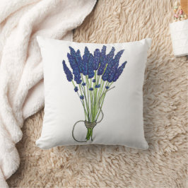 Lavandula Lavender Bunch Herb Lila Blomsterträdgår Kudde