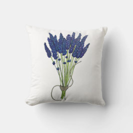 Lavandula Lavender Bunch Herb Lila Blomsterträdgår Kudde