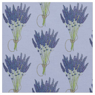 Lavandula Lavender Bunch Herb Lila Blomsterträdgår Tyg