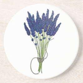 Lavandula Lavender Bunch Herb Lila Blomsterträdgår Underlägg
