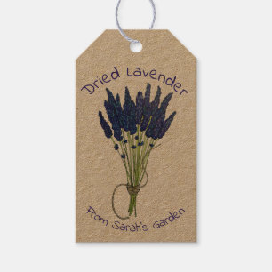 Lavandula Torkade lavender Bunch från Garden Presentetikett