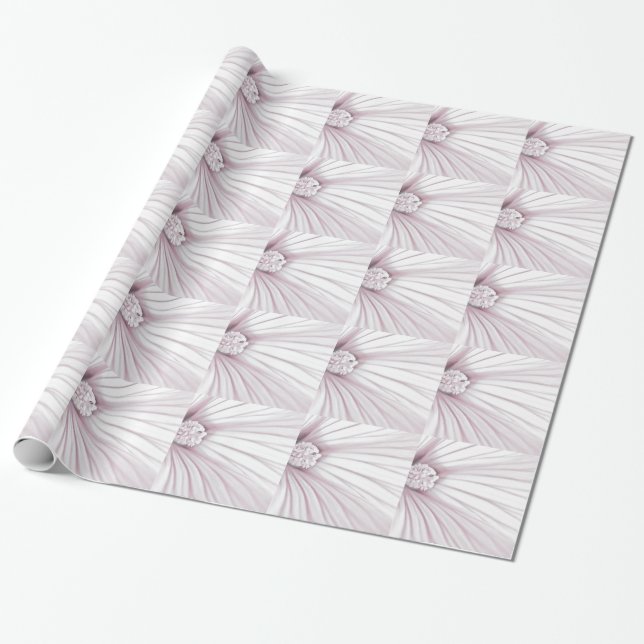 Lavatera Blomma Makro Presentpapper (Utrullad)