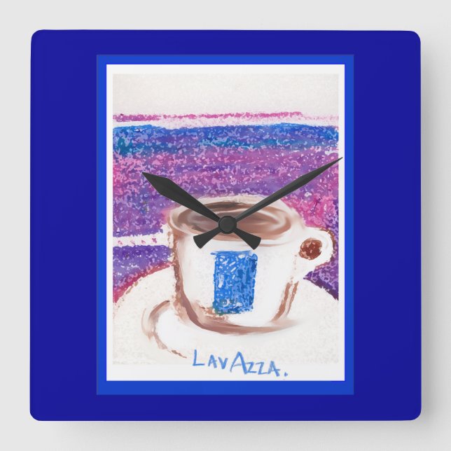 LaVazza tar tid på Fyrkantig Klocka (Framsida)