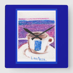 LaVazza tar tid på Fyrkantig Klocka