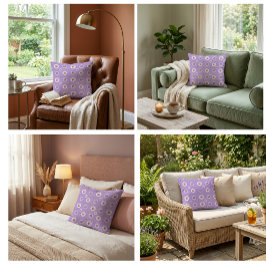 Lavendaisy Haven Daisy Blommig Kuddslang Kudde