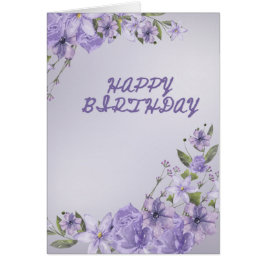 Lavendar Blooms OBS Kort