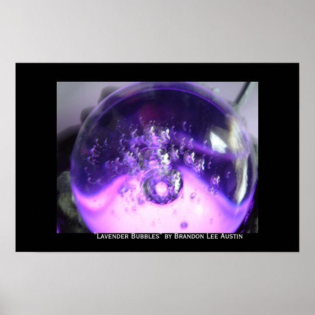 Lavendar Bubbles Poster (Framsidan)