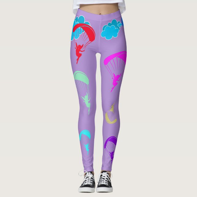 lavendar Colorful Pixie Leggings (Framsida)