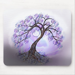 Lavendar Livets träd Mousepad Musmatta