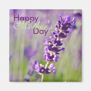 Lavendar •, Lycklig mors dagmagnet Magnet