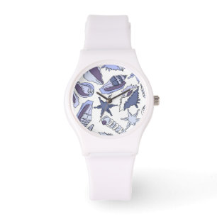 Lavendar snäckskal armbandsur