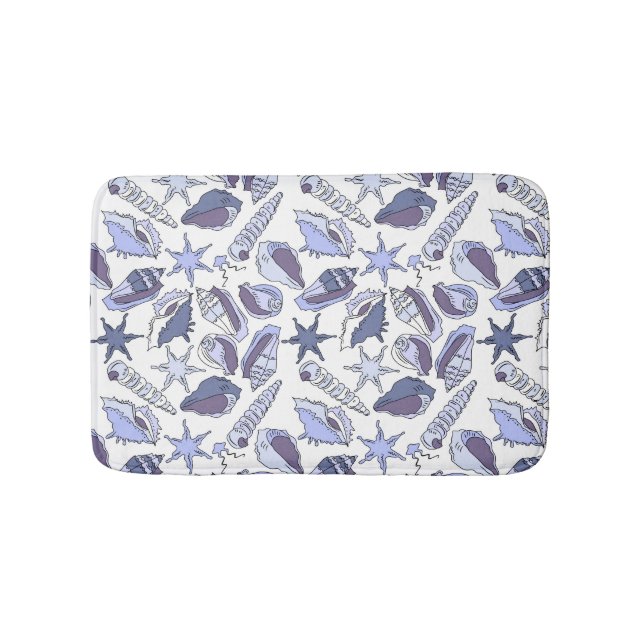 Lavendar snäckskal badrumsmatta (Framsidan)