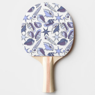 Lavendar snäckskal pingisracket