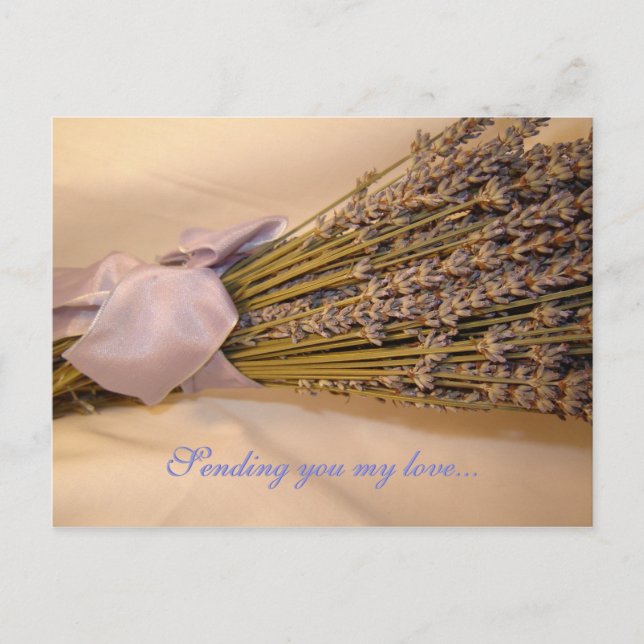 Lavendar-vykort Vykort (Framsida)