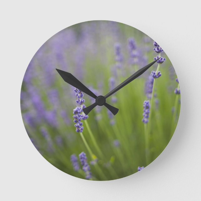 Lavendel 2 rund klocka (Framsida)