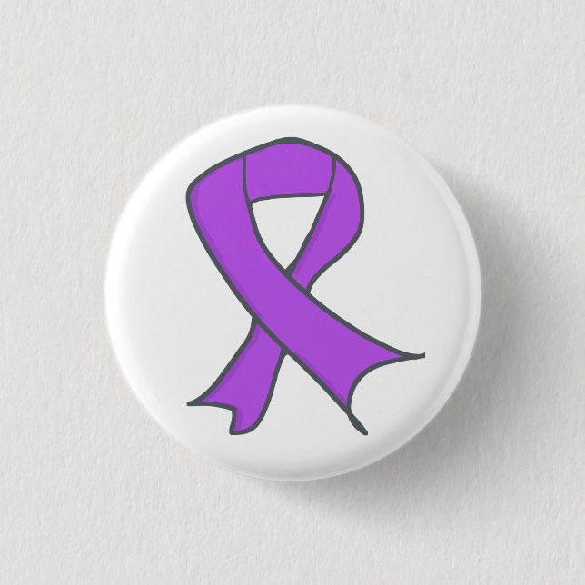 Lavendel Bewusstseins Schleife als Symbol  Knapp (Framsida)