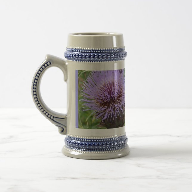 Lavendel-Blått Thistle "blöt din vissling ", Sejdel (Vänster)