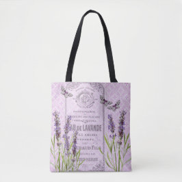Lavendel blommar den franska tygkasse