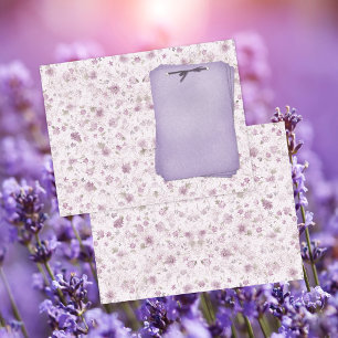 Lavendel Blommig Country Chic Anteckningsblock Jou