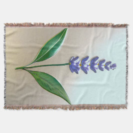 Lavendel Blume in glänzender Eleganz Filt