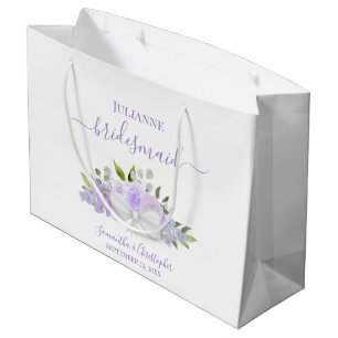 Lavendel Boho Rosor & Blommor Bröllop T brudtjänar