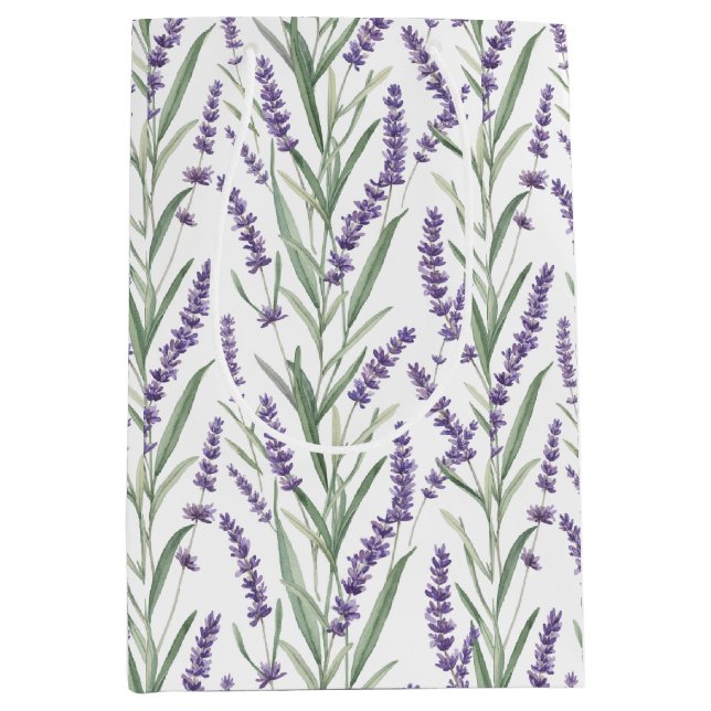 Lavendel Botaniskt Mönster (Framsidan)