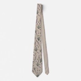 Lavendel Botaniskt Mönster Slip Slips
