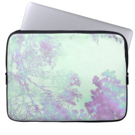 Lavendel Bredbladig Dimma Laptop Fodral
