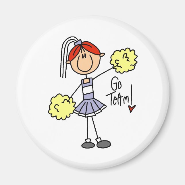 Lavendel Cheerleader Magnet (Framsidan)