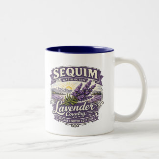 Lavendel Country Mug | Färgad insida Två-Tonad Mugg