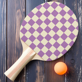 Lavendel & Crème Rutigt Pingisracket