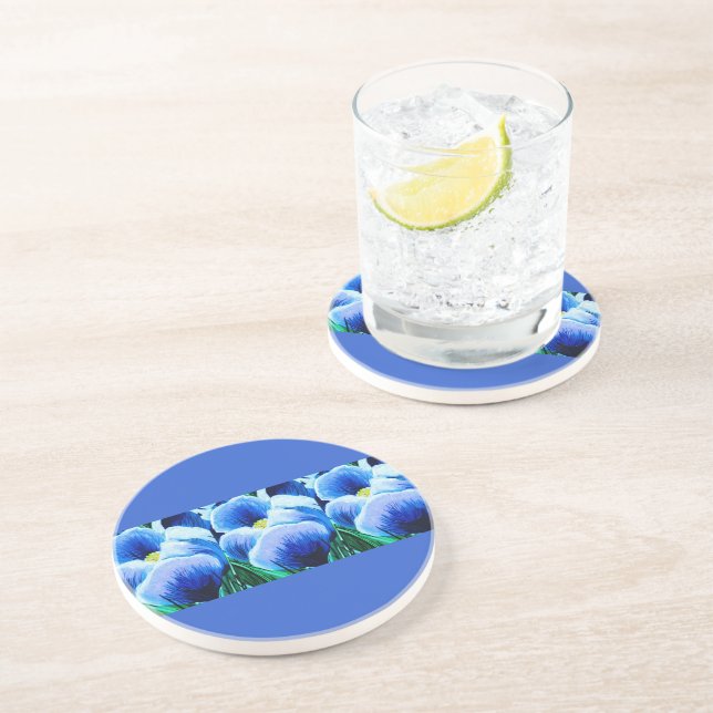 Lavendel Crocus Coaster Underlägg (Sidan)