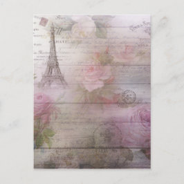 Lavendel Decoupage Vykort