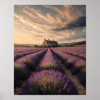Lavendel Drömmar av Provence Affisch