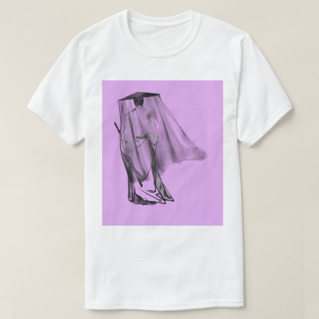 Lavendel Elegans T Shirt (Design framsida)