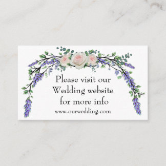 Lavendel eukalyptus rosa vita rosor tilläggskort